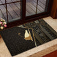 Egypt Pschent Crown Rubber Doormat Ancient Mythology Unified Pharaoh