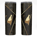 Egypt Pschent Crown Skinny Tumbler Ancient Mythology Unified Pharaoh