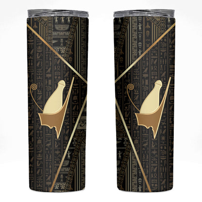 Egypt Pschent Crown Skinny Tumbler Ancient Mythology Unified Pharaoh