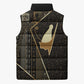 Egypt Pschent Crown Sleeveless Puffer Jacket Ancient Mythology Unified Pharaoh