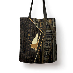 Egypt Pschent Crown Tote Bag Ancient Mythology Unified Pharaoh