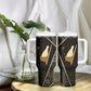 Egypt Pschent Crown Tumbler With Handle Ancient Mythology Unified Pharaoh