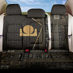Egypt Akhet Back Car Seat Cover Ancient Mythology Horizon Sun Disk