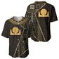 Egypt Akhet Baseball Jersey Ancient Mythology Horizon Sun Disk