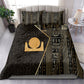 Egypt Akhet Bedding Set Ancient Mythology Horizon Sun Disk