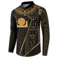 Egypt Akhet Button Sweatshirt Ancient Mythology Horizon Sun Disk
