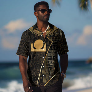 Egypt Akhet Hawaiian Shirt Ancient Mythology Horizon Sun Disk