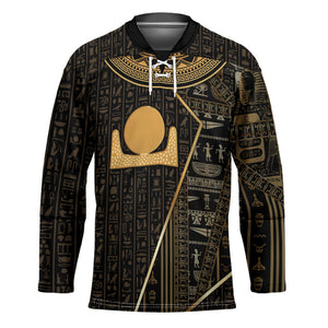 Egypt Akhet Hockey Jersey Ancient Mythology Horizon Sun Disk