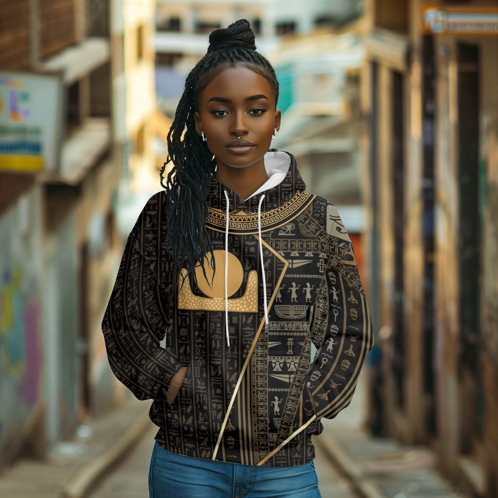 Egypt Akhet Hoodie Ancient Mythology Horizon Sun Disk