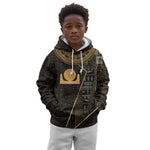 Egypt Akhet Kid Hoodie Ancient Mythology Horizon Sun Disk