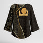 Egypt Akhet Kimono Sleeve Blouse Ancient Mythology Horizon Sun Disk