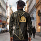 Egypt Akhet Long Sleeve Button Shirt Ancient Mythology Horizon Sun Disk