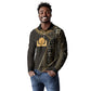 Egypt Akhet Long Sleeve Polo Shirt Ancient Mythology Horizon Sun Disk