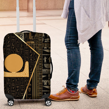 Egypt Akhet Luggage Cover Ancient Mythology Horizon Sun Disk