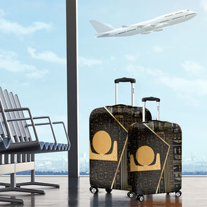 Egypt Akhet Luggage Cover Ancient Mythology Horizon Sun Disk