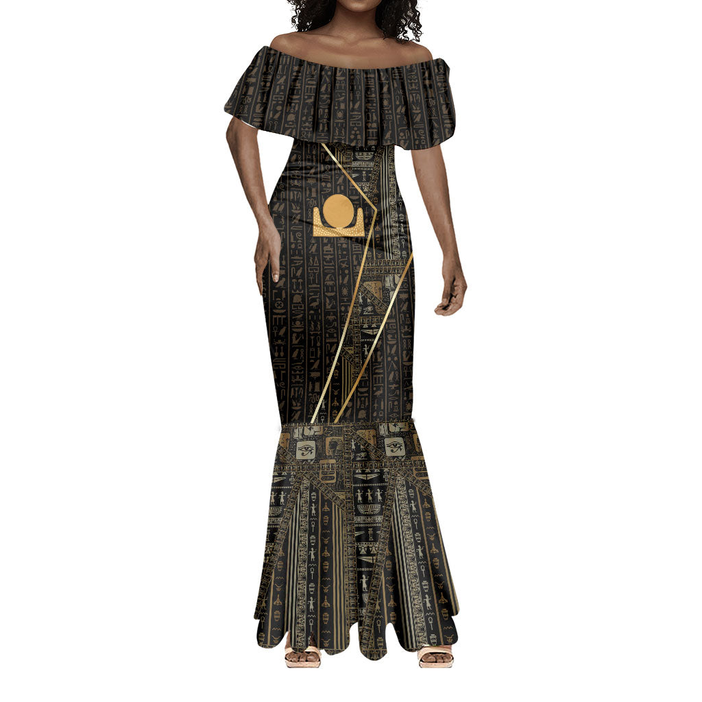 Egypt Akhet Mermaid Dress Ancient Mythology Horizon Sun Disk