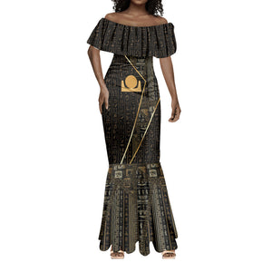Egypt Akhet Mermaid Dress Ancient Mythology Horizon Sun Disk