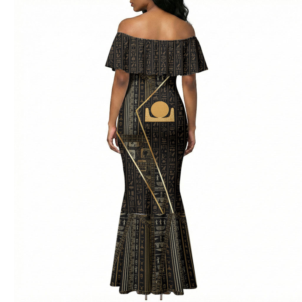 Egypt Akhet Mermaid Dress Ancient Mythology Horizon Sun Disk