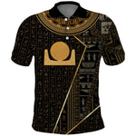 Egypt Akhet Polo Shirt Ancient Mythology Horizon Sun Disk