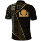Egypt Akhet Polo Shirt Ancient Mythology Horizon Sun Disk