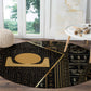 Egypt Akhet Round Carpet Ancient Mythology Horizon Sun Disk