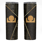 Egypt Akhet Skinny Tumbler Ancient Mythology Horizon Sun Disk