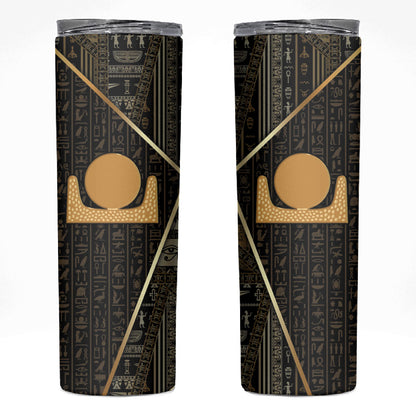 Egypt Akhet Skinny Tumbler Ancient Mythology Horizon Sun Disk