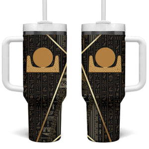 Egypt Akhet Tumbler With Handle Ancient Mythology Horizon Sun Disk