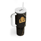 Egypt Akhet Tumbler With Handle Ancient Mythology Horizon Sun Disk