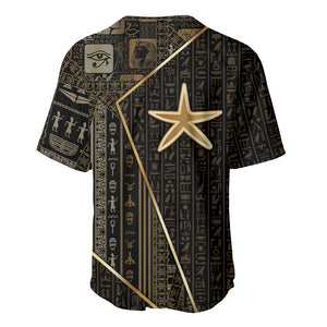 Egypt Seba Baseball Jersey Ancient Mythology Golden Star Royal
