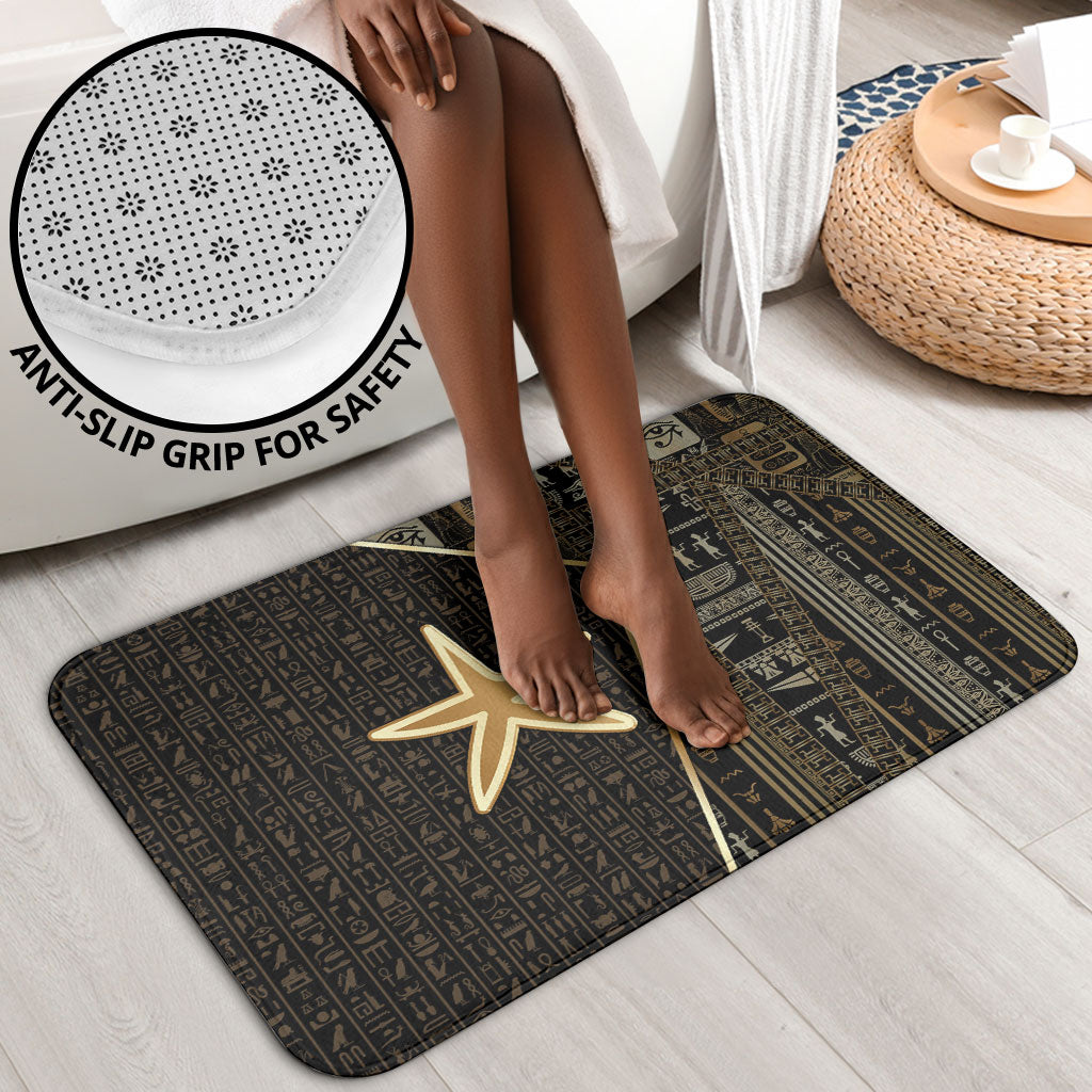 Egypt Seba Bathroom Set Ancient Mythology Golden Star Royal