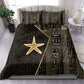 Egypt Seba Bedding Set Ancient Mythology Golden Star Royal