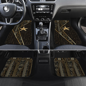 Egypt Seba Car Mats Ancient Mythology Golden Star Royal