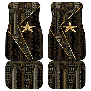 Egypt Seba Car Mats Ancient Mythology Golden Star Royal