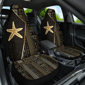 Egypt Seba Car Seat Cover Ancient Mythology Golden Star Royal