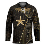 Egypt Seba Hockey Jersey Ancient Mythology Golden Star Royal
