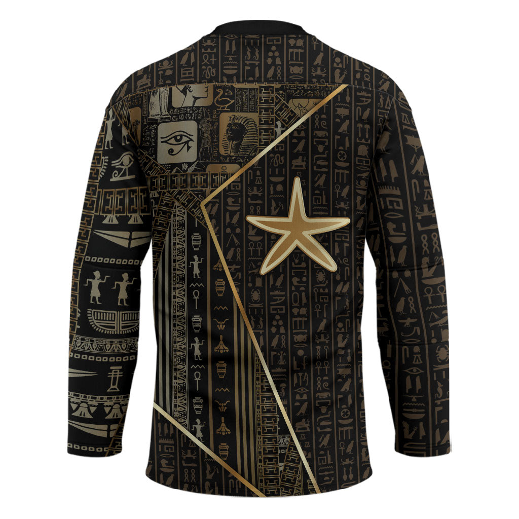 Egypt Seba Hockey Jersey Ancient Mythology Golden Star Royal