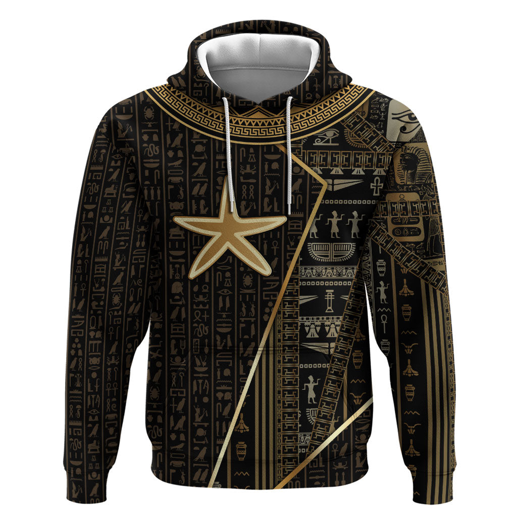 Egypt Seba Hoodie Ancient Mythology Golden Star Royal
