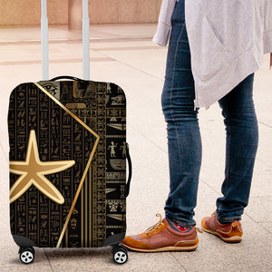 Egypt Seba Luggage Cover Ancient Mythology Golden Star Royal