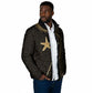 Egypt Seba Padded Jacket Ancient Mythology Golden Star Royal