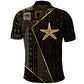 Egypt Seba Polo Shirt Ancient Mythology Golden Star Royal