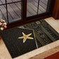 Egypt Seba Rubber Doormat Ancient Mythology Golden Star Royal