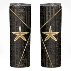 Egypt Seba Skinny Tumbler Ancient Mythology Golden Star Royal