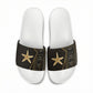 Egypt Seba Slide Sandals Ancient Mythology Golden Star Royal