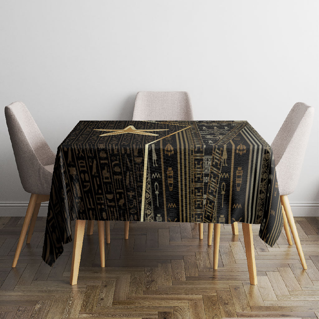 Egypt Seba Tablecloth Ancient Mythology Golden Star Royal