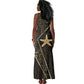 Egypt Seba Tank Maxi Dress Ancient Mythology Golden Star Royal