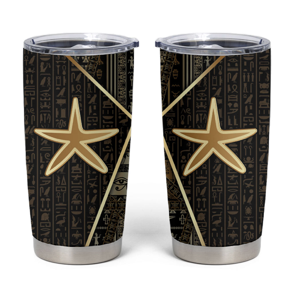 Egypt Seba Tumbler Cup Ancient Mythology Golden Star Royal
