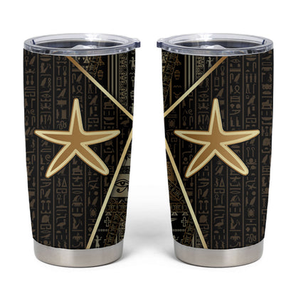 Egypt Seba Tumbler Cup Ancient Mythology Golden Star Royal