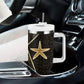 Egypt Seba Tumbler With Handle Ancient Mythology Golden Star Royal