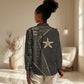 Egypt Seba Women Casual Shirt Ancient Mythology Golden Star Royal